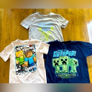 3-Pack Gaming T-Shirts, Youth Small